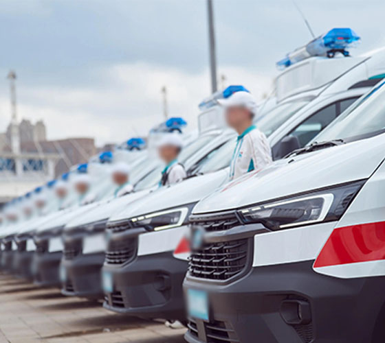 沙洋县服务车队展示